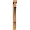 Ekena Millwork Balboa Block Smooth Bracket w/ Offset Brace, Western Red Cedar, 5 1/2"W x 42"D x 48"H BKT0604X42X48BOA05SWR - alternate 2